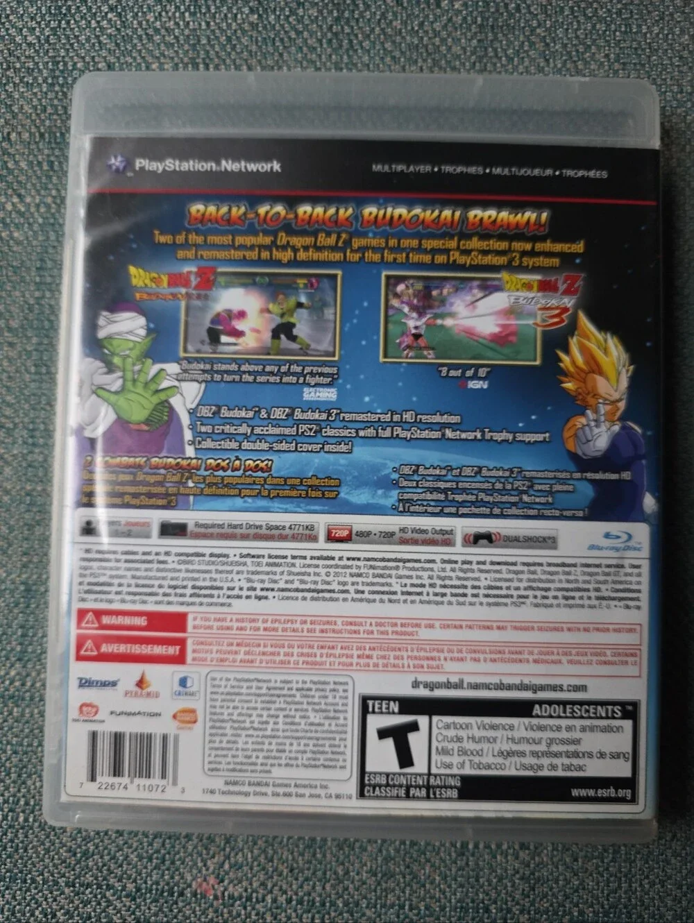 Dragon Ball Z Budokai HD Collection - Ps3